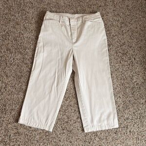 Beige capris pants size 12